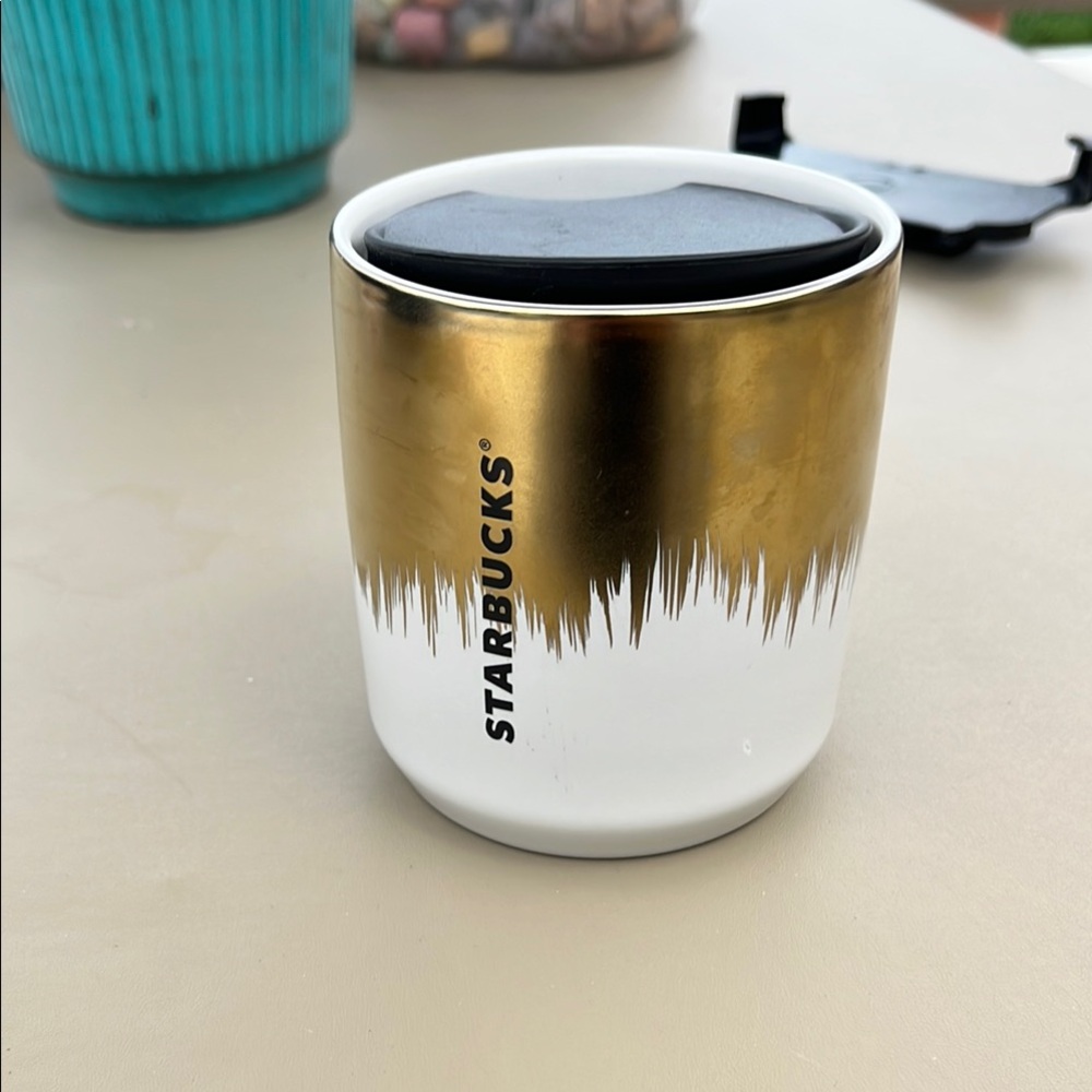 Starbucks Gold White Accent Tumbler 2020